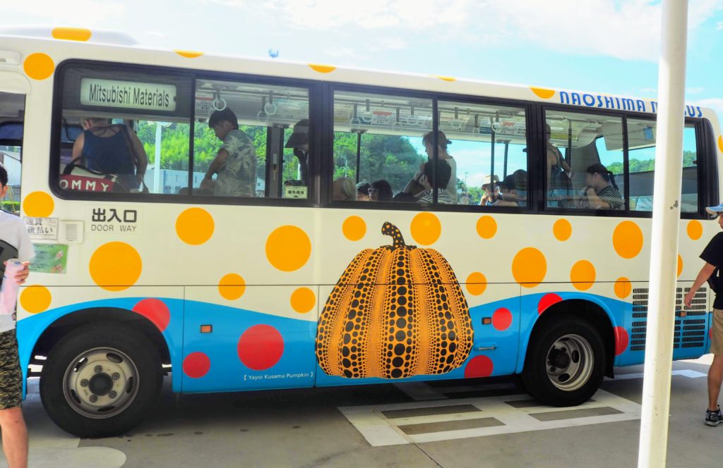 Naoshima Art Island one day itinerary, setouchi triennale one day itinerary for naoshima, naoshima ferry, where to stay on naoshima, Japan, Art house projects, yayoi kusama pumpkin