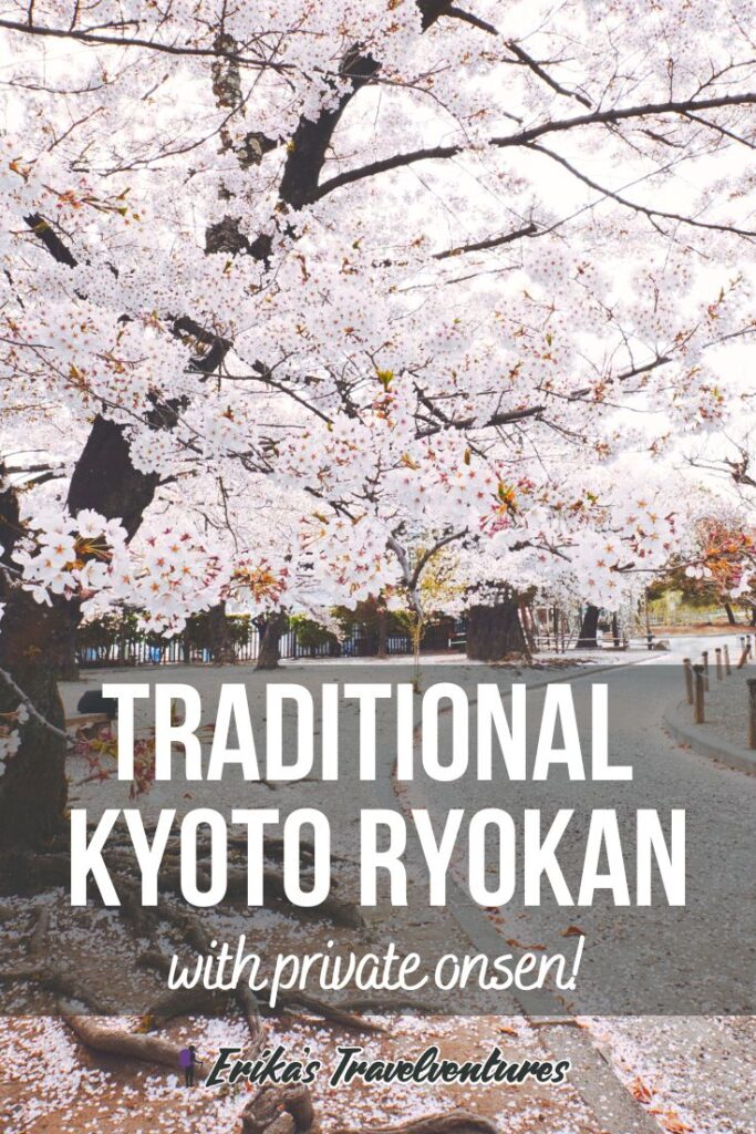 Kyoto ryokan with private onsen, Kyoto hotels with private onsen, private onsen in Japan, where to stay in Kyoto with private onsen pinterest